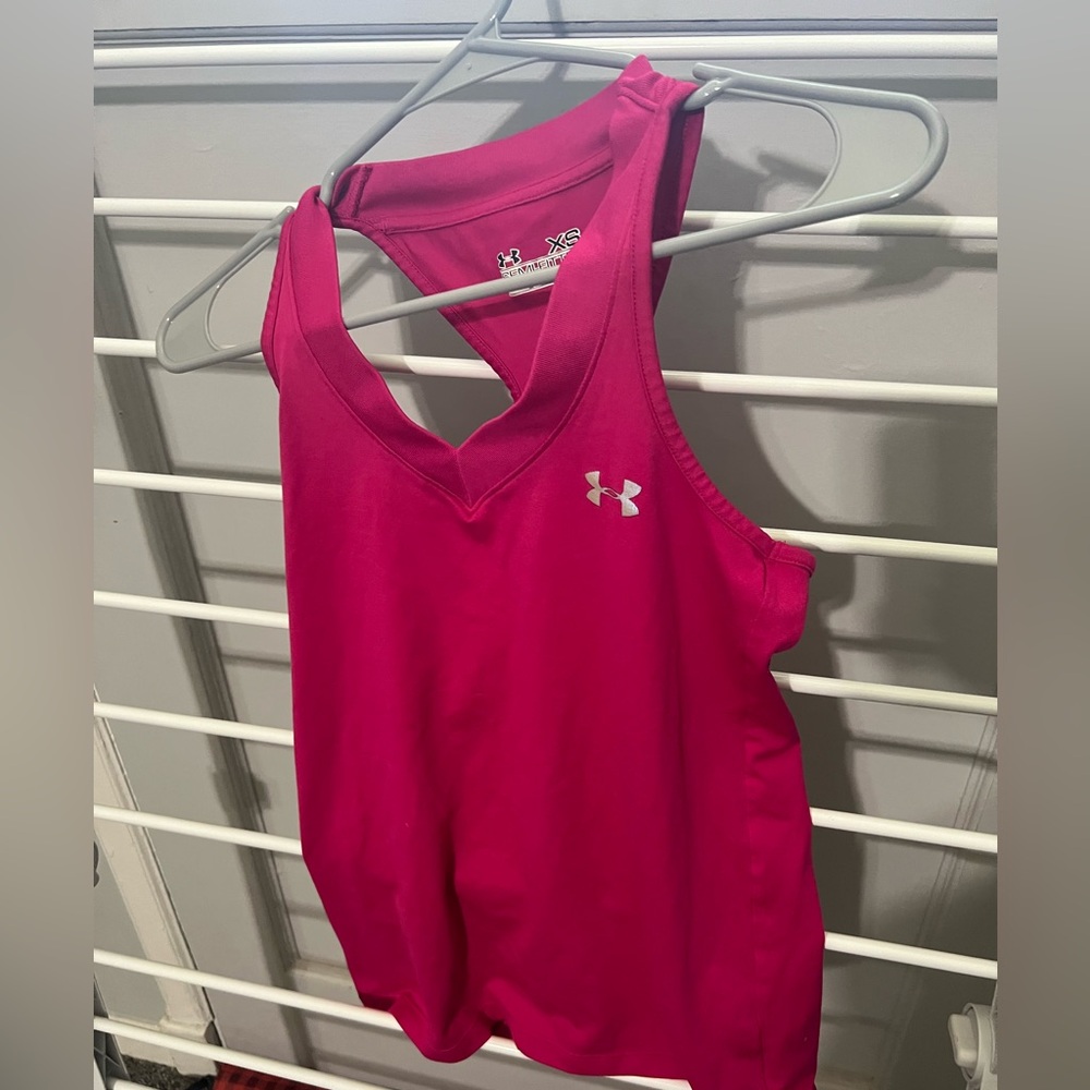 Under Armour Women's Vivid Pink Tank Top